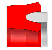 Поршневое воротниковое уплотнение DK123