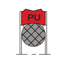 Уплотнение поршня QP08-P (K08-P)