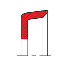 Уплотнение поршня QP16-B (K16-B)
