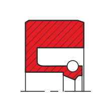 Роторное уплотнение вала RS01-AS (R01-AS)