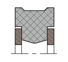 Роторное уплотнение вала RS03-R (R03-R)
