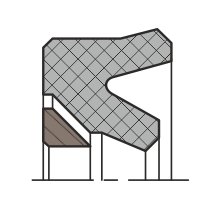 Уплотнение штока QR02-RD (S02-RD)