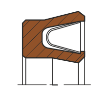 Уплотнение штока QR19-F (S19-F)