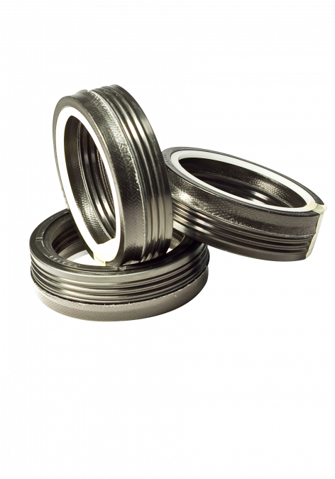 Шевронная манжета К34 110x130x31,5 NBR+хлопковая ткань NBR+ТРЕ+POM